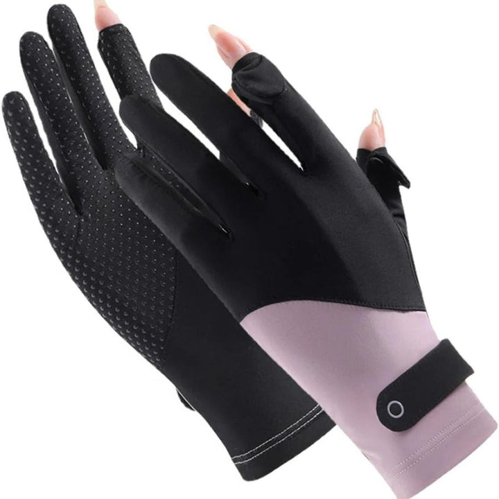 Lisslune | Womens Breathable UV Sun Protection Driving Gloves