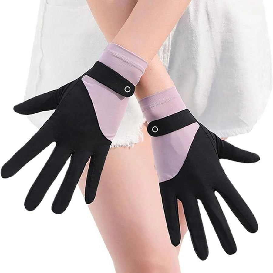 Lisslune | Womens Breathable UV Sun Protection Driving Gloves