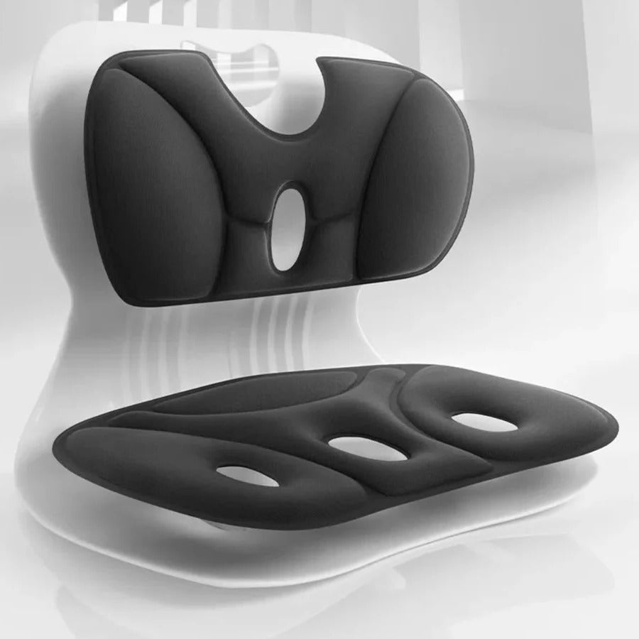Lisslune | Ergonomic Office Chair Posture Corrector Seat with Backrest