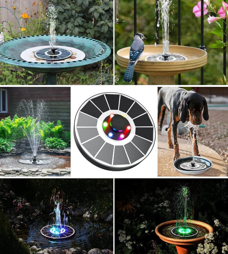 Lisslune | LED Solar Energy Fountain