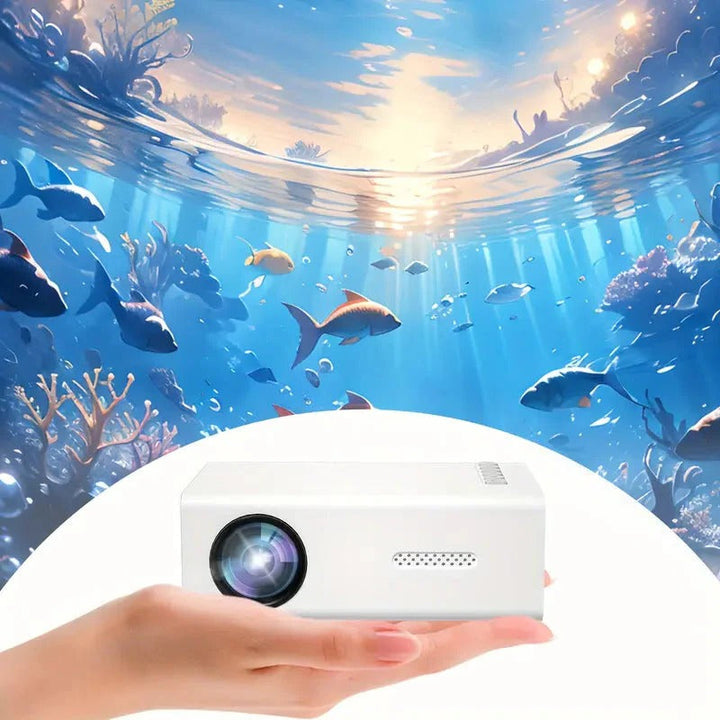 Lisslune | HD 720p  Fast Focus  Portable Projector