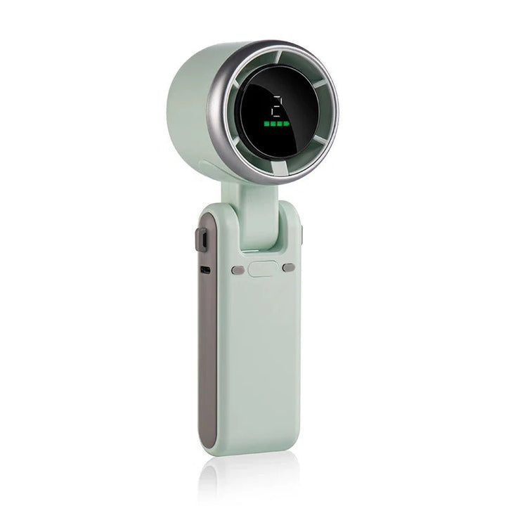 Lisslune | Foldable Handheld Turbo Fan with Digital Display