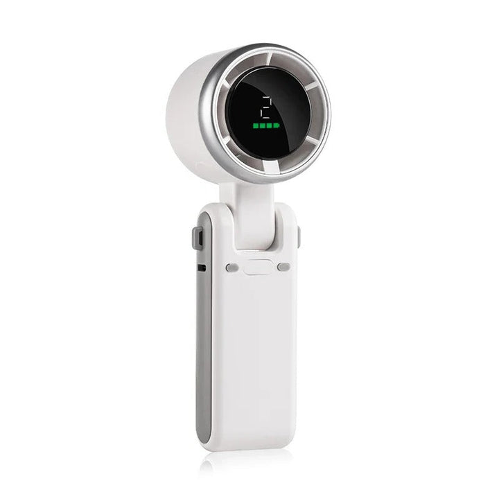 Lisslune | Foldable Handheld Turbo Fan with Digital Display