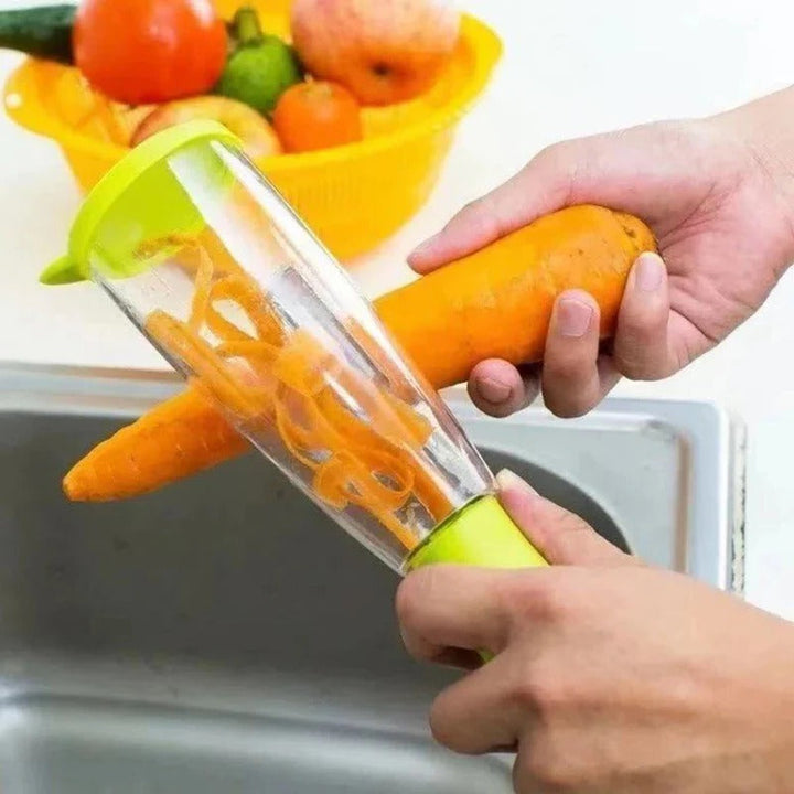 Lisslune | Multifunction Apple and Vegetable Peeler with Storage Tube