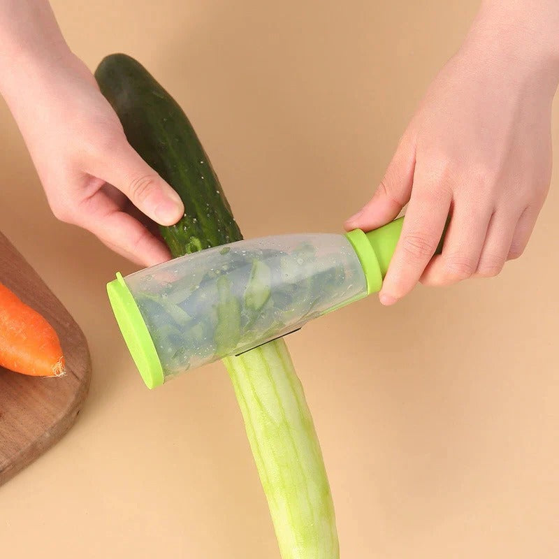 Lisslune | Multifunction Apple and Vegetable Peeler with Storage Tube