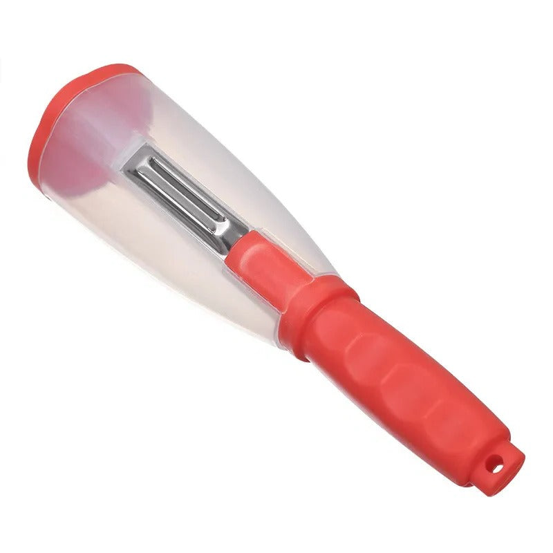 Lisslune | Multifunction Apple and Vegetable Peeler with Storage Tube