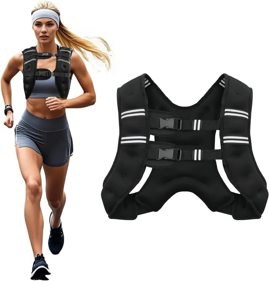 Lisslune | Adjustable Weighted Vest with Reflective Stripes