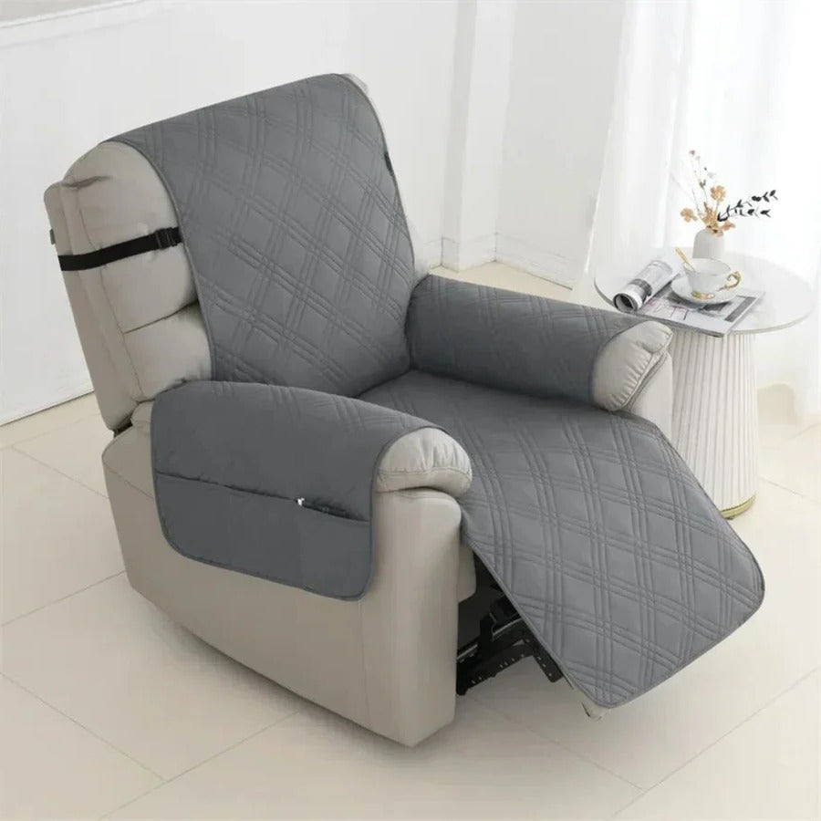 Lisslune | Waterproof Quilted Recliner Arm Chair Slip Cover