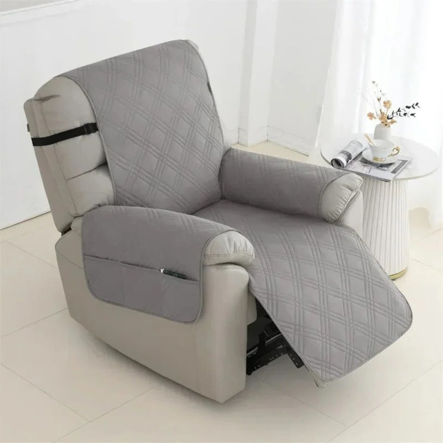 Lisslune | Waterproof Quilted Recliner Arm Chair Slip Cover