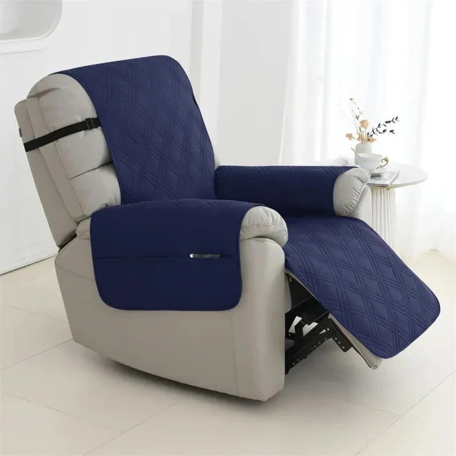 Lisslune | Waterproof Quilted Recliner Arm Chair Slip Cover
