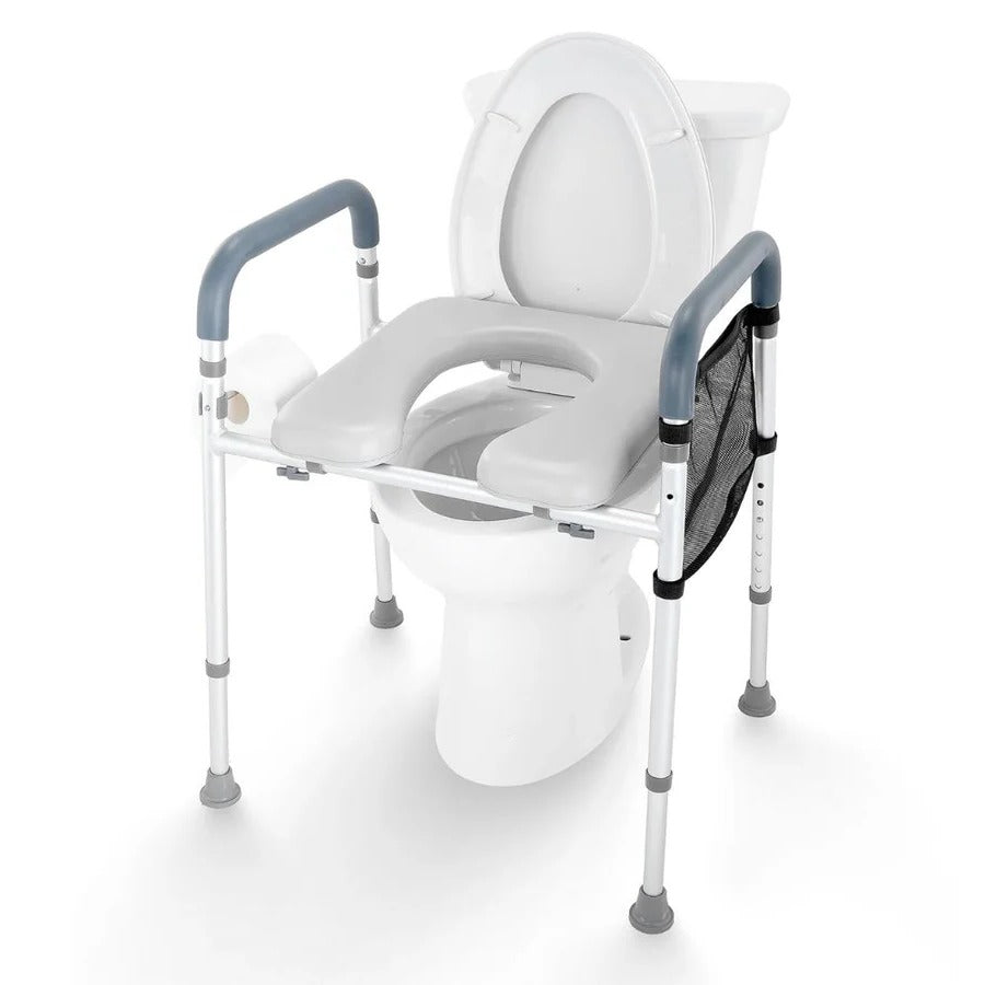 Lisslune | Sturdy Raised Toilet Seat Riser with Handles