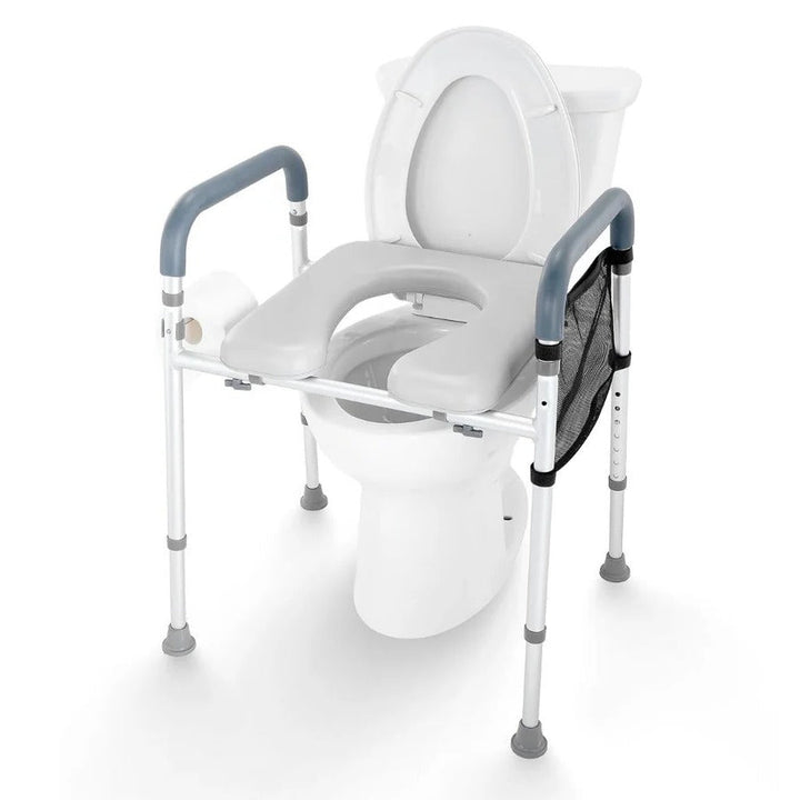 Lisslune | Sturdy Raised Toilet Seat Riser with Handles