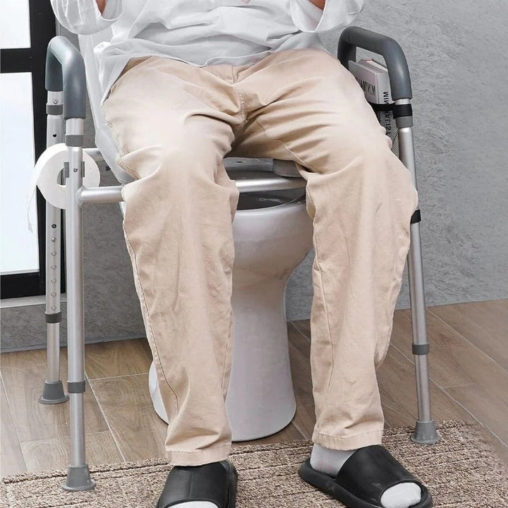 Lisslune | Sturdy Raised Toilet Seat Riser with Handles