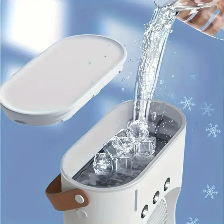 Lisslune | Double Head Portable Air Conditioner Fan