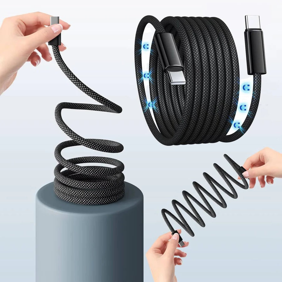 Lisslune | Magnetic Anti Tangle Cable Super Fast Charging