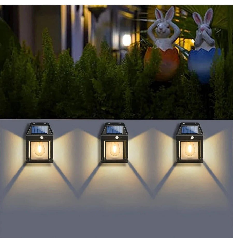 Lisslune | 2 Set Solar Wall Lamp Outdoor