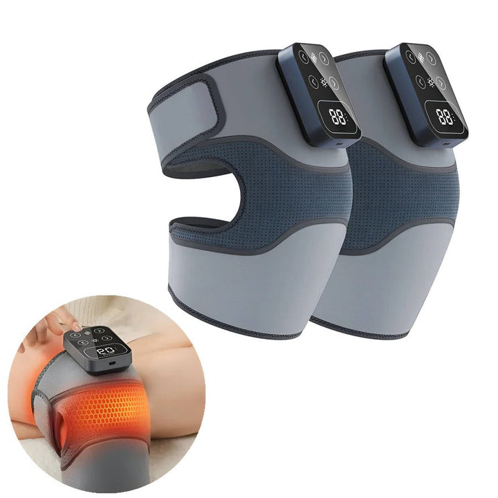 Lisslune | Cordless Knee Massager with Heat Vibration for Pain Relief