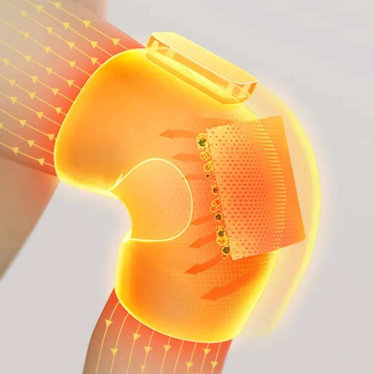 Lisslune | Cordless Knee Massager with Heat Vibration for Pain Relief