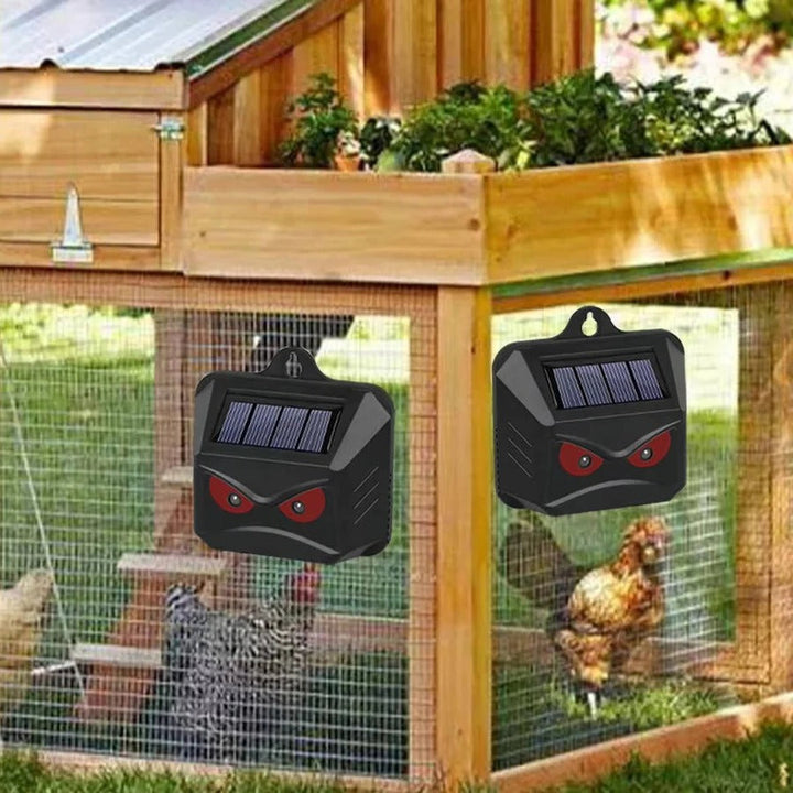 Lisslune | 2pcs Solar Powered Ultrasonic Animal Repellent
