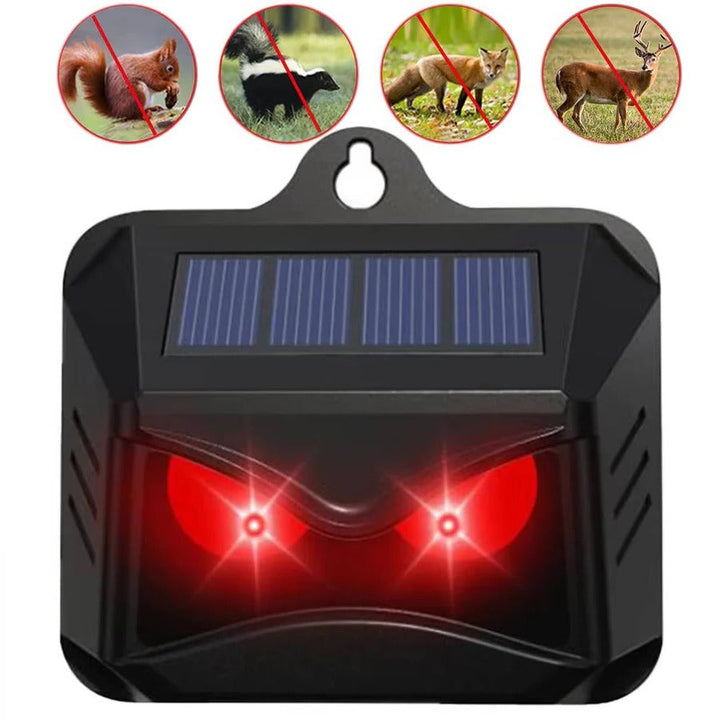Lisslune | 2pcs Solar Powered Ultrasonic Animal Repellent
