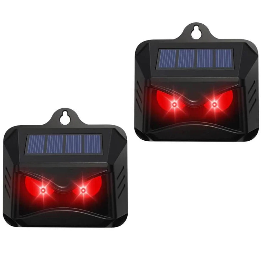 Lisslune | 2pcs Solar Powered Ultrasonic Animal Repellent