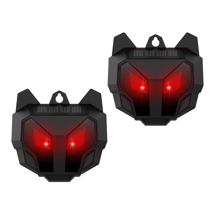 Lisslune | 2pcs Solar Powered Ultrasonic Animal Repellent