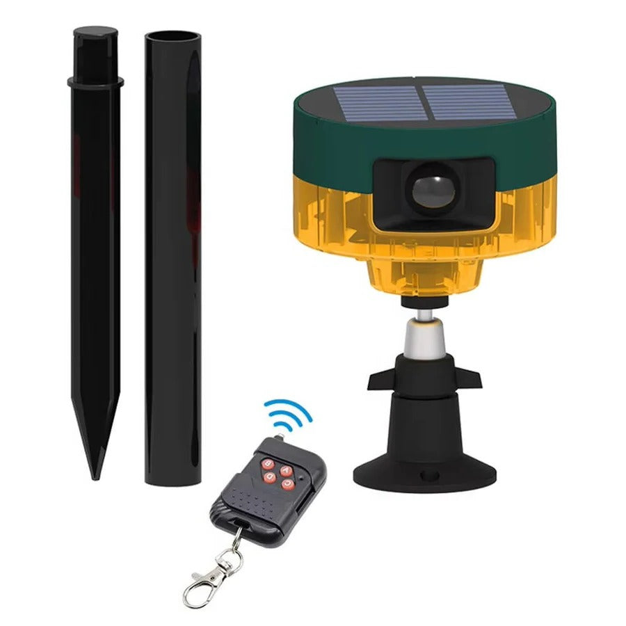 Lisslune | 360 Degree Solar Repeller for Pigeon, Bird, Wild Boar, Rabbit and Deer
