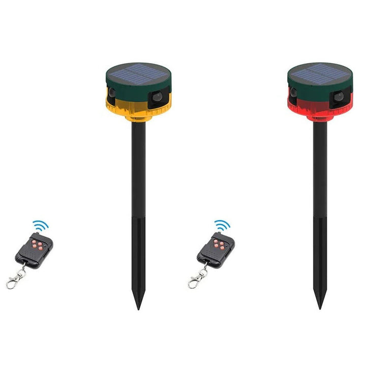 Lisslune | 360 Degree Solar Repeller for Pigeon, Bird, Wild Boar, Rabbit and Deer