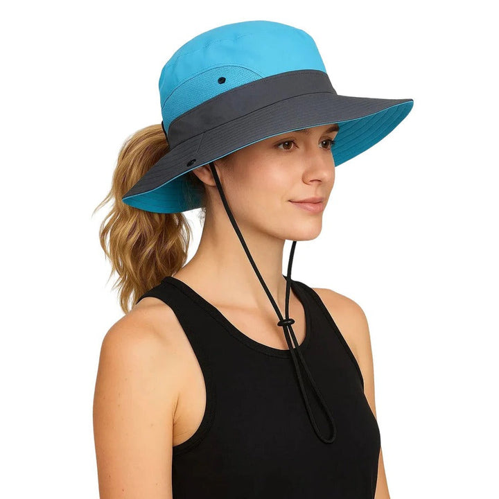 Lisslune | Foldable Sun Hat, UV Protection Fisherman Style with Adjustable Strap