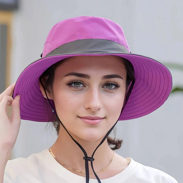 Lisslune | Foldable Sun Hat, UV Protection Fisherman Style with Adjustable Strap