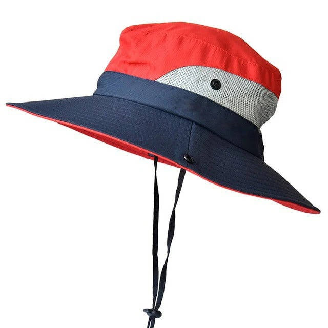 Lisslune | Foldable Sun Hat, UV Protection Fisherman Style with Adjustable Strap