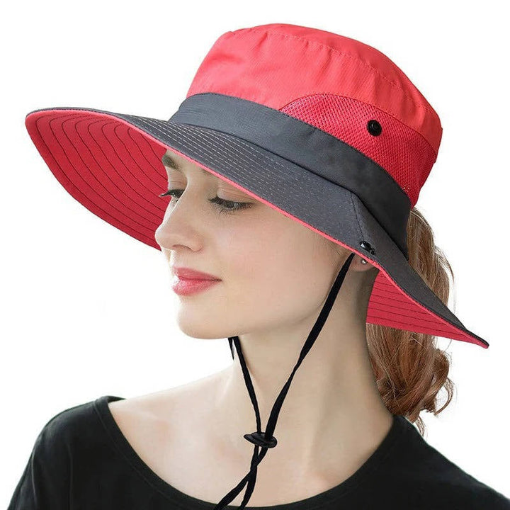 Lisslune | Foldable Sun Hat, UV Protection Fisherman Style with Adjustable Strap
