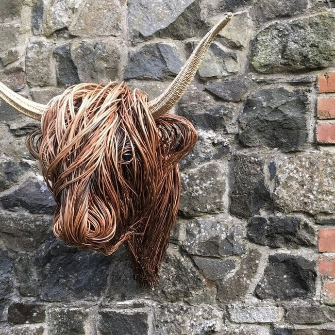Lisslune | Wall Mounted Cow Sculpture