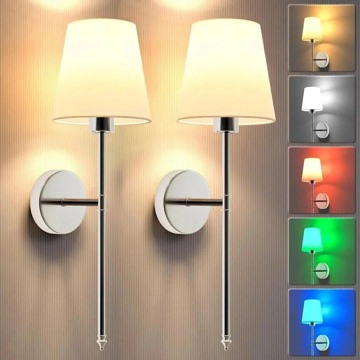 Lisslune | Wireless Wall Lights, Pack of 2
