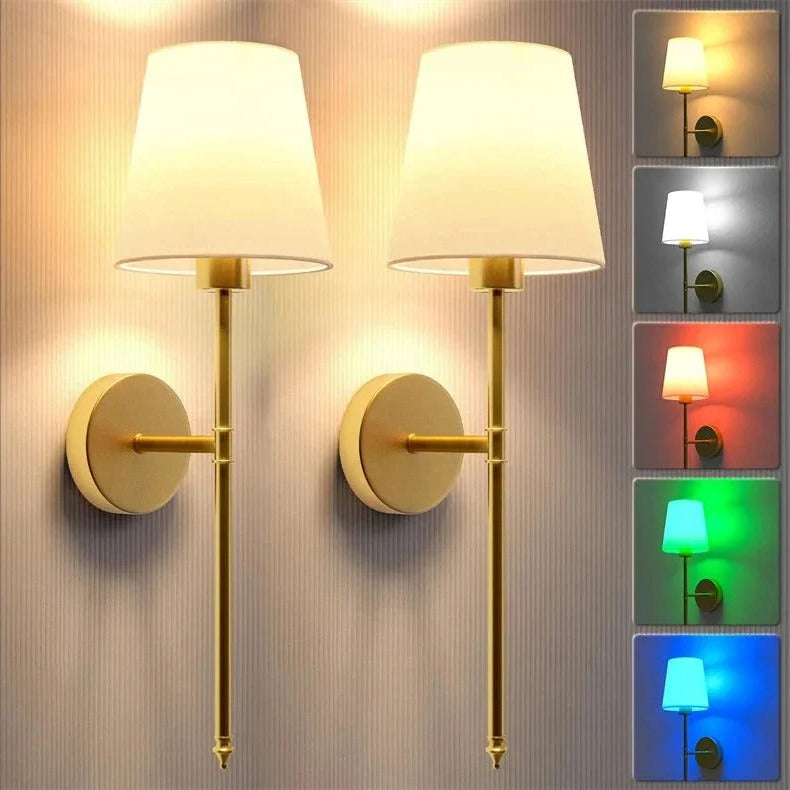 Lisslune | Wireless Wall Lights, Pack of 2