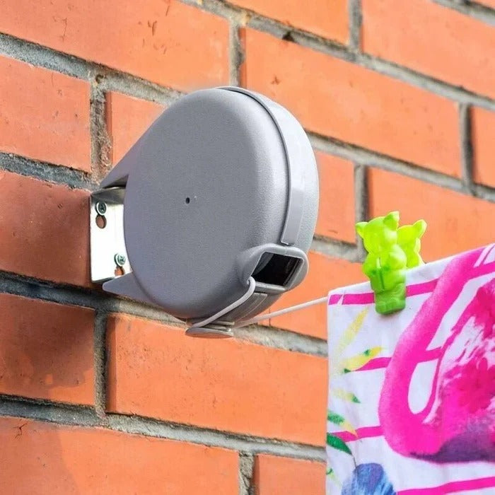 Lisslune | Retractable Washing Line with Swivel Wall Mount