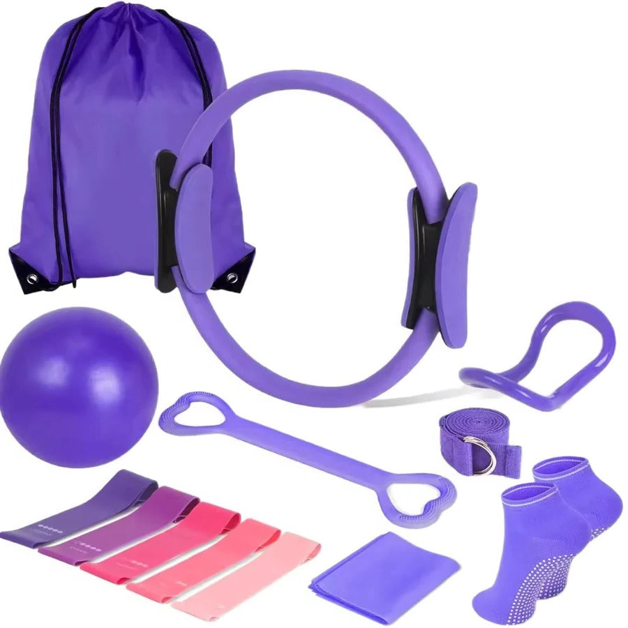 Lisslune | Pilates Ball and Resistance Band Set