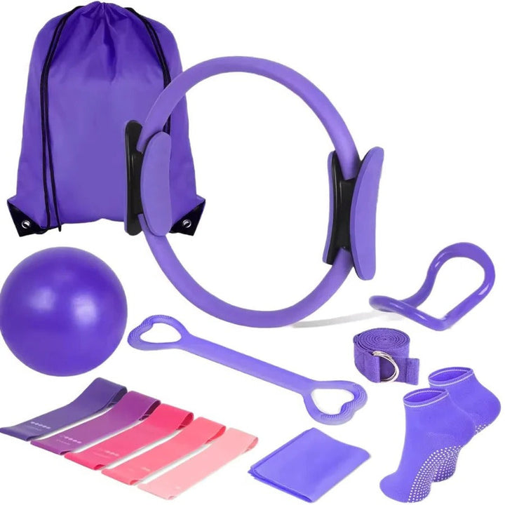Lisslune | Pilates Ball and Resistance Band Set