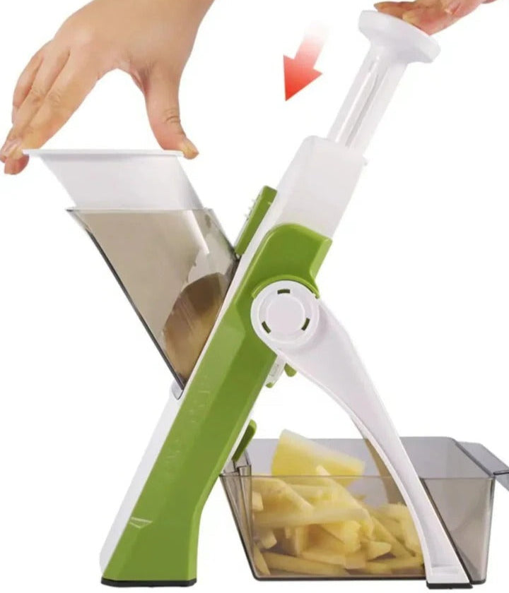 Lisslune | 5 in 1 Vegetable Slicer with Collecting Tray