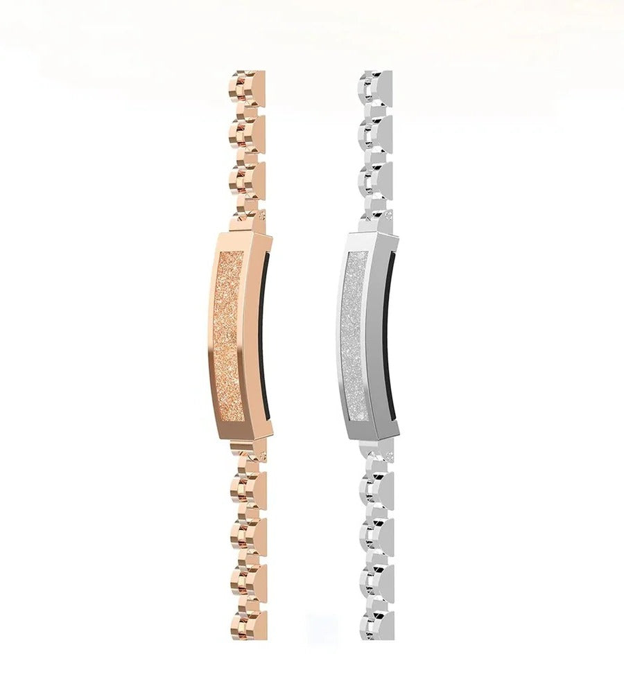 Lisslune | Women’s Smart Bracelet, Chain Style Fitness Tracker with Heart Rate, Sleep, and Activity Monitoring