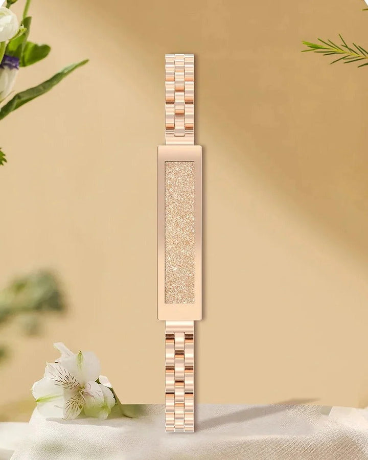 Lisslune | Women’s Smart Bracelet, Chain Style Fitness Tracker with Heart Rate, Sleep, and Activity Monitoring
