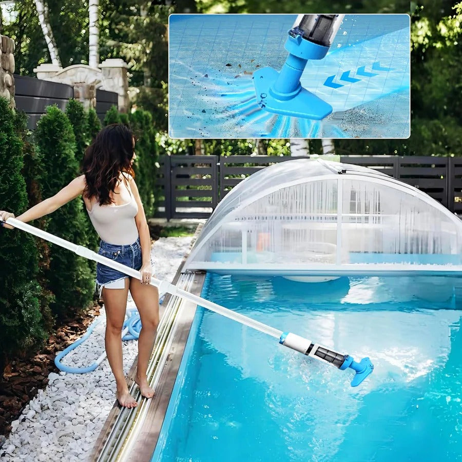 Lisslune | Cordless Pool Cleaner, Rechargeable with Interchangeable Heads
