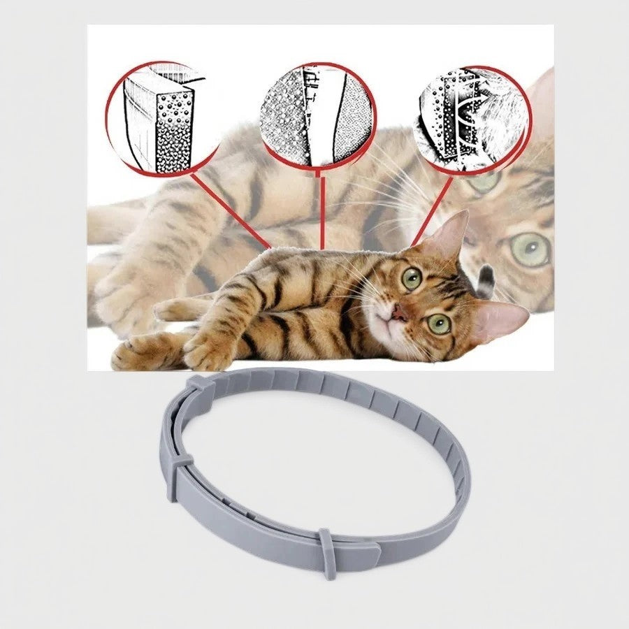 Lisslune | Adjustable Pet Flea and Tick Repellent Collar – For Dogs and Cats, Water-Resistant