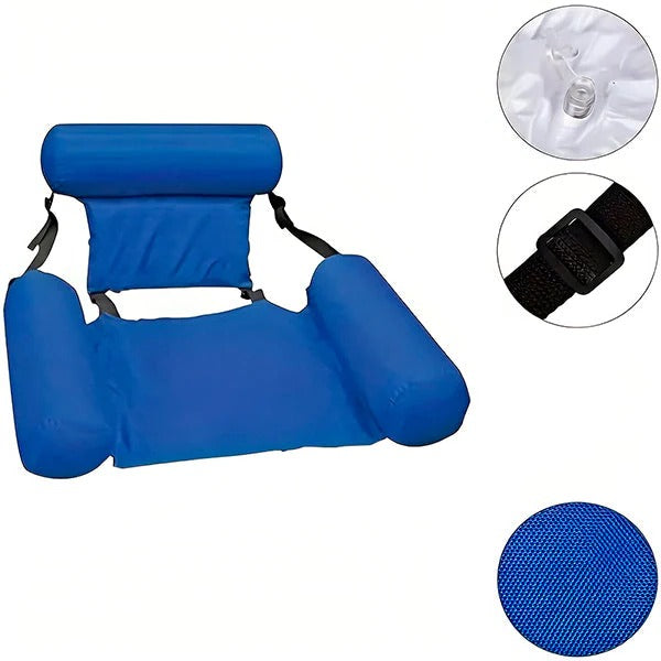 Lisslune | Swimming Chair with Backrest for Maximum Comfort
