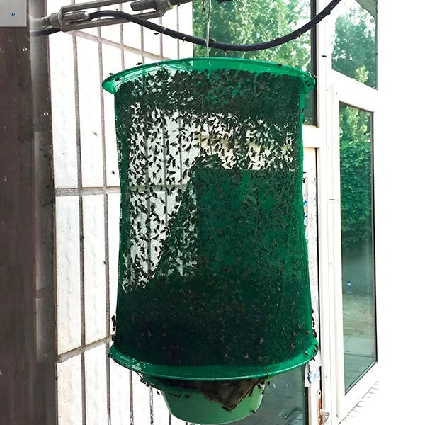 Lisslune | Reusable Fly Trap, Outdoor Hanging Fly Catcher, Chemical-Free and Washable