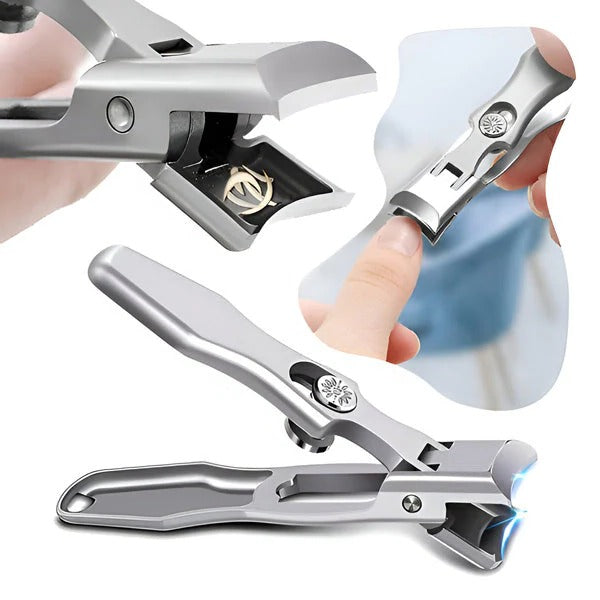 Lisslune | Stainless Steel Nail Clipper, Ergonomic Handle, Compact Travel Design