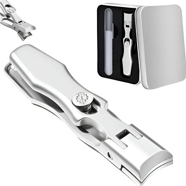 Lisslune | Stainless Steel Nail Clipper, Ergonomic Handle, Compact Travel Design