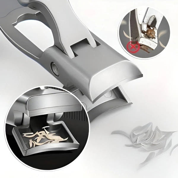 Lisslune | Stainless Steel Nail Clipper, Ergonomic Handle, Compact Travel Design