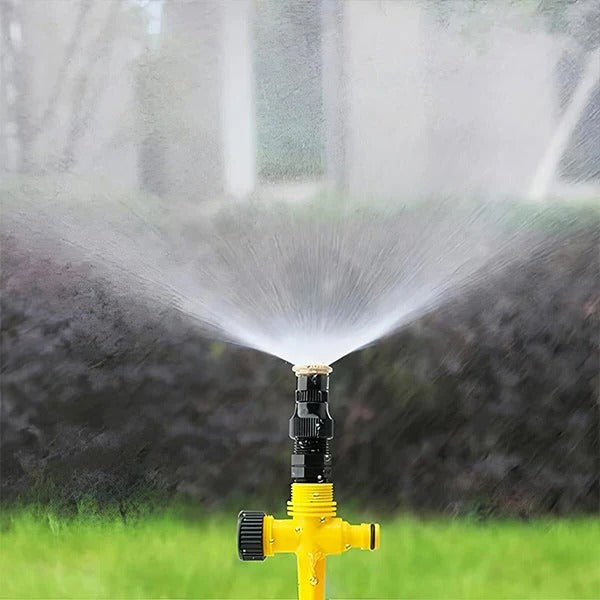 Lisslune | 360° Garden Sprinkler, Water-Saving with Adjustable Spray Patterns