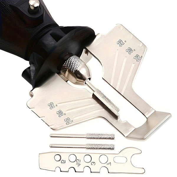 Lisslune | Chainsaw Sharpener with Integrated Sharpener